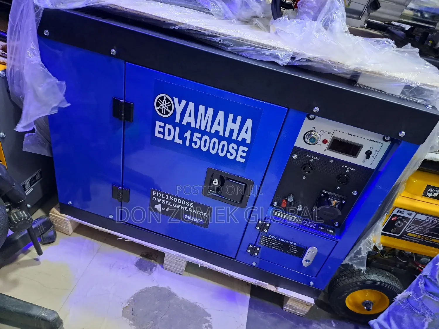 Super Silent Yamaha Soundproof DIESEL Generator 12kva