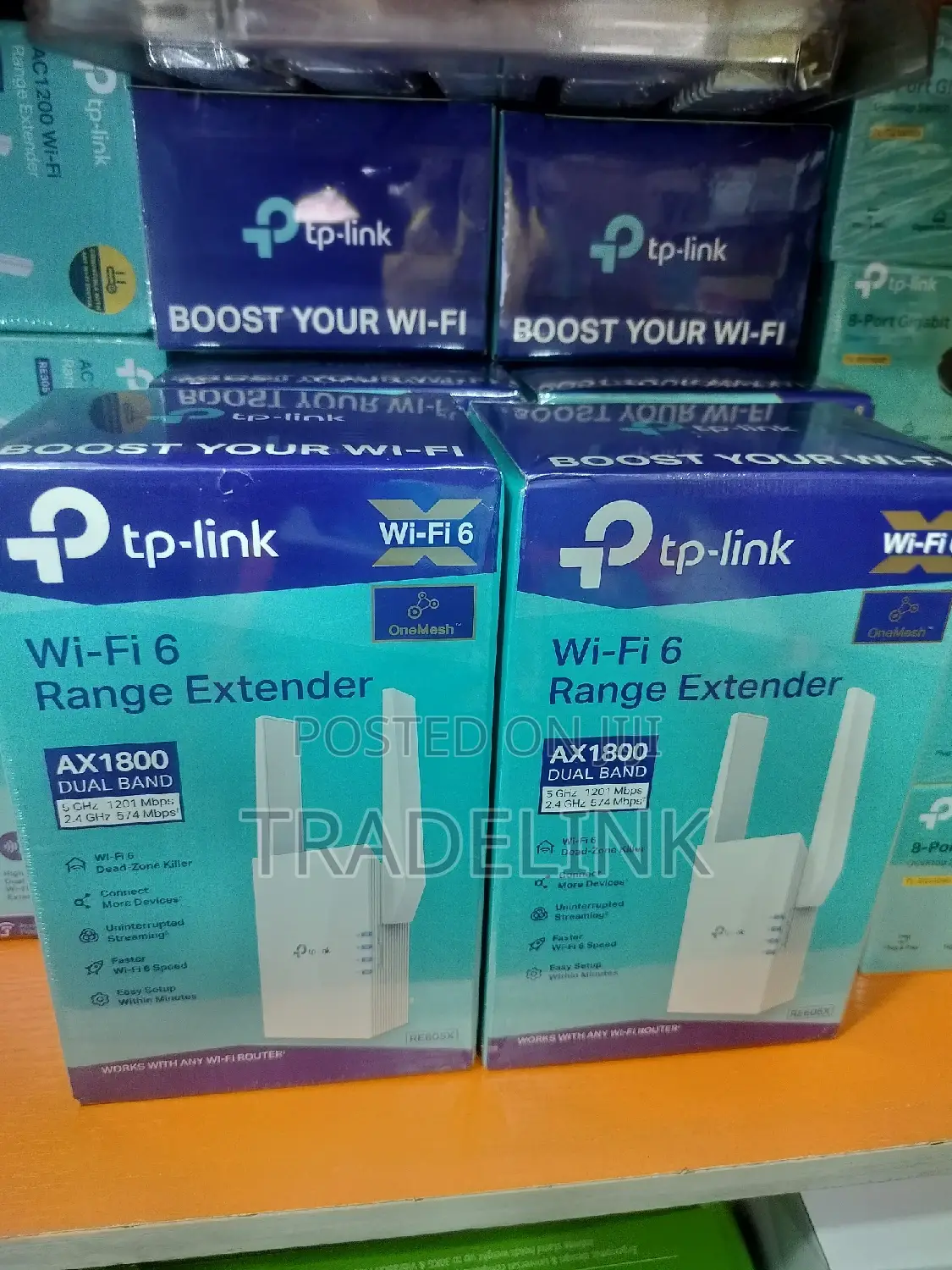 Tplink Re605x
Ax1800 Wi-Fi Range Extender