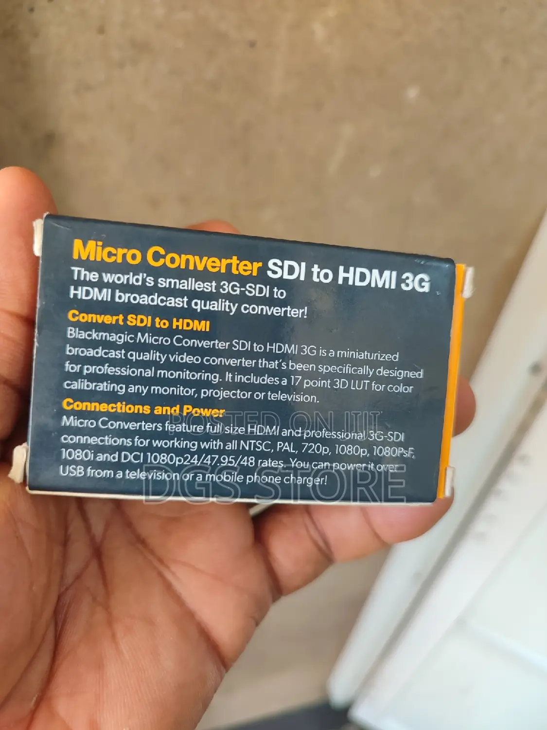 Blackmagic Micro Converter SDL to Hdmi 3g