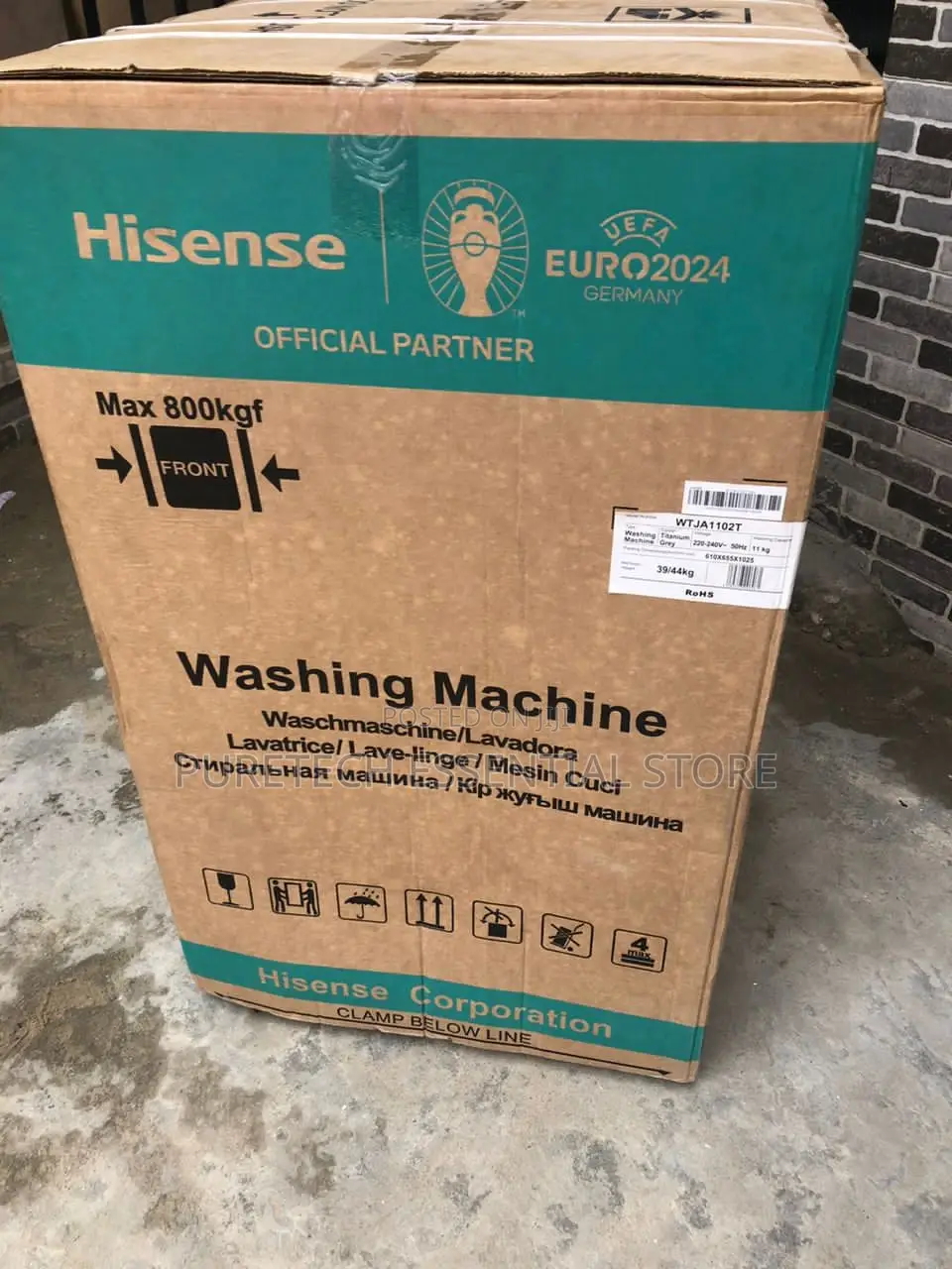 Hisense Washing Machine 11kg Wash Dry Top Loader Automatic