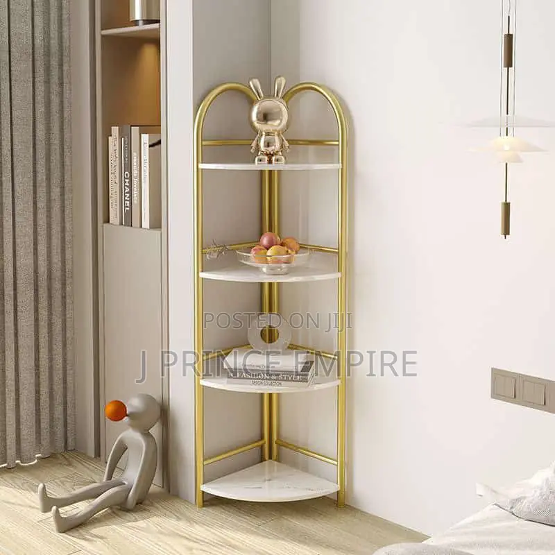 4 Tier Corner Shelves Bookshelf and Bookcase