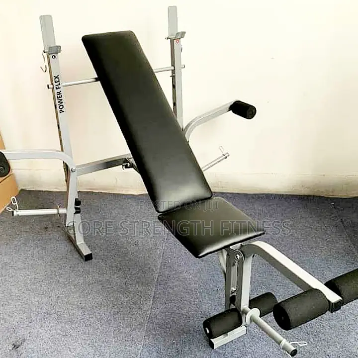 Weight or Bench Press Set With 50kg Barbell and Dumbbells
