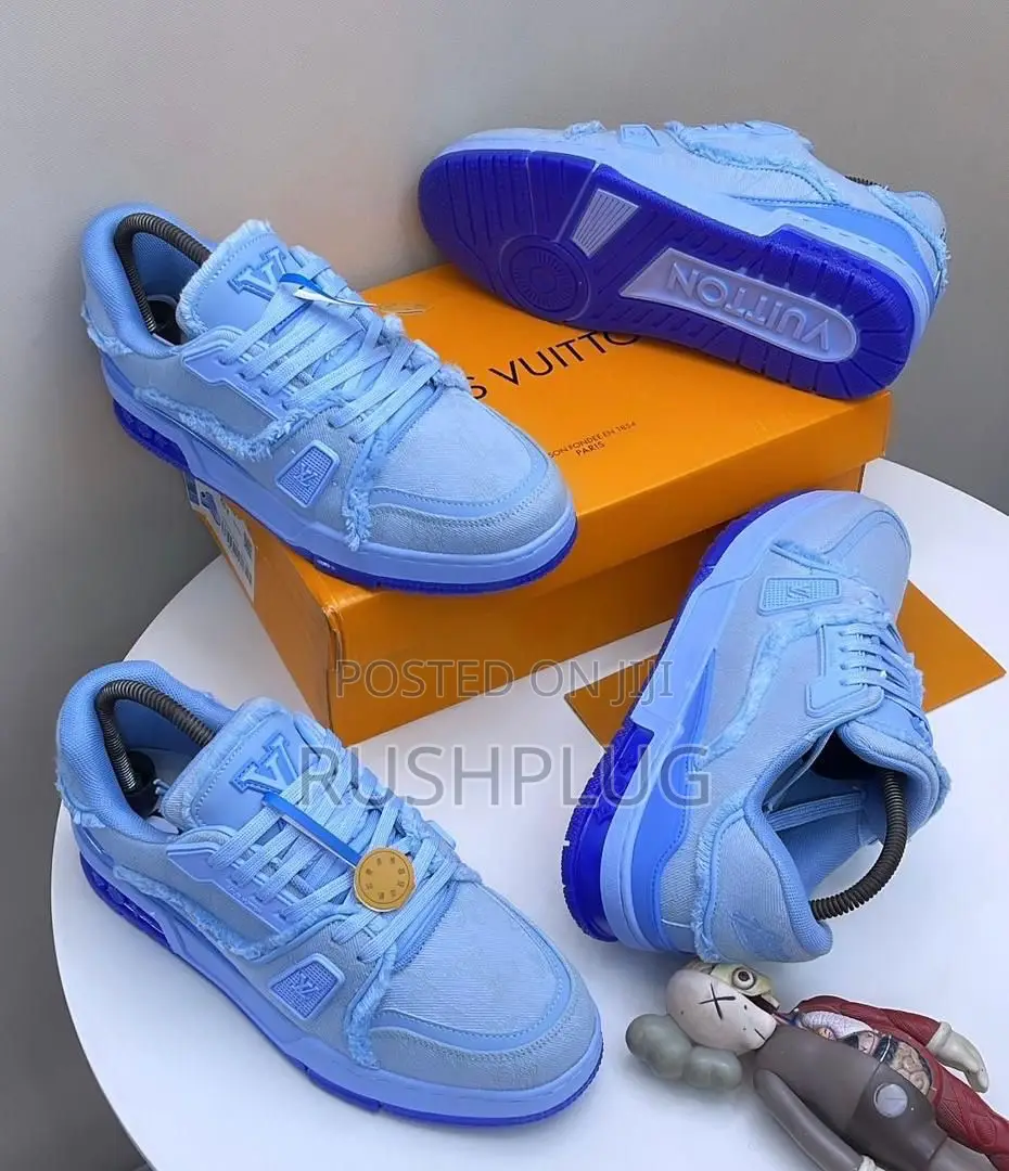 New Louis Vuitton Leather Low Trainers