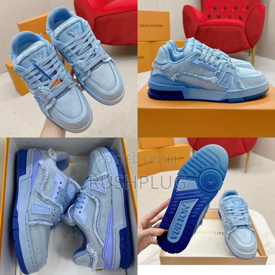 New Louis Vuitton Leather Low Trainers