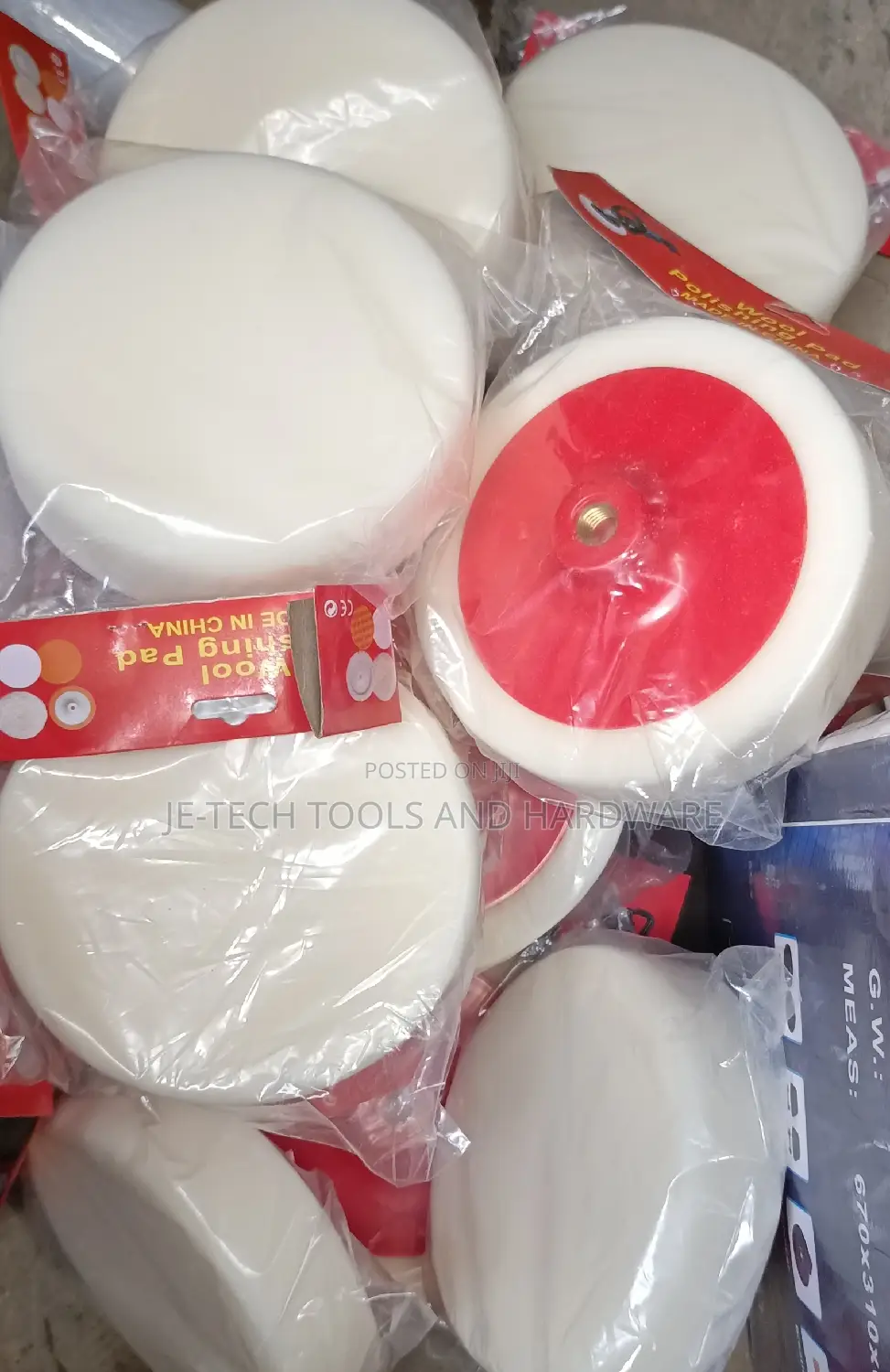 White Polishing Foam Pad 150mm X 50mm
