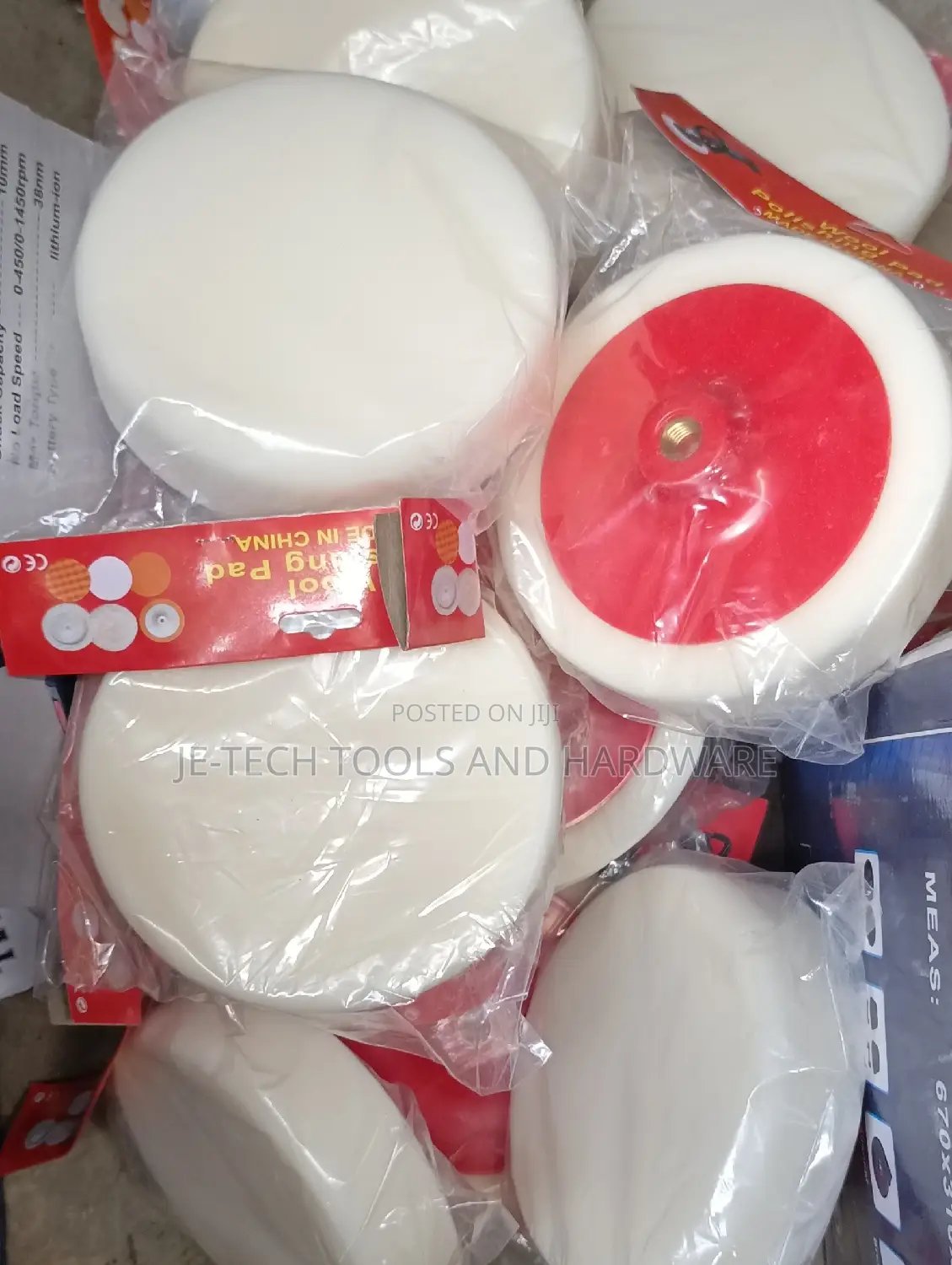 White Polishing Foam Pad 150mm X 50mm