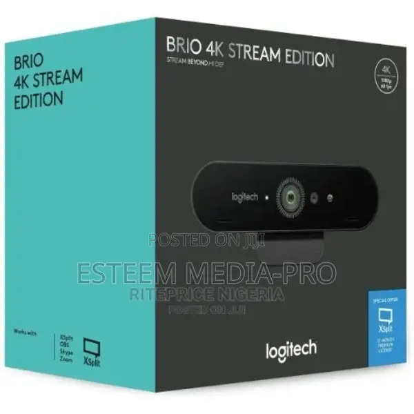Logitech Brio C1000s Ultra 4K HD 60 Fps Webcam