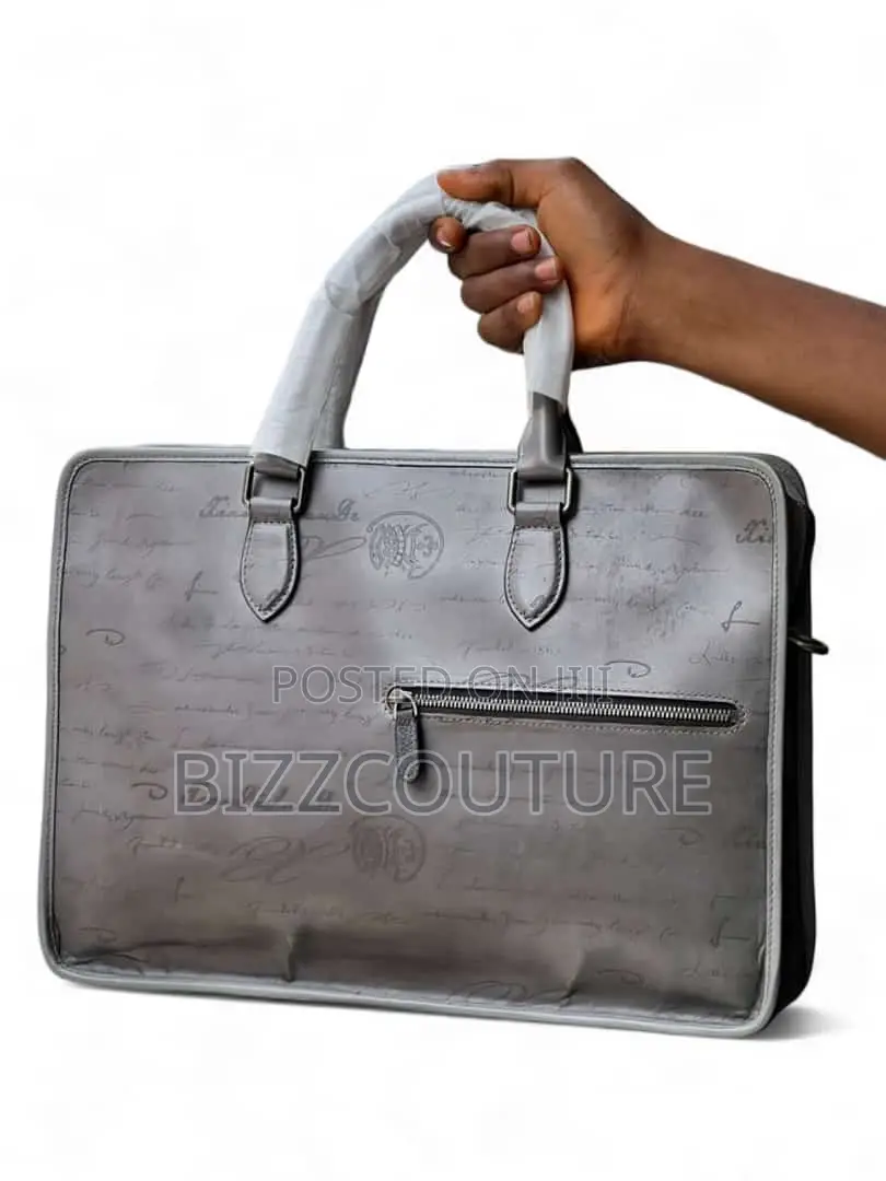 Original BERLUTI Laptop Bags 100% Leather Available in Store