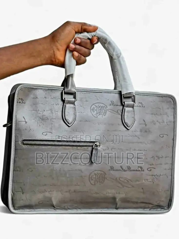 Original BERLUTI Laptop Bags 100% Leather Available in Store