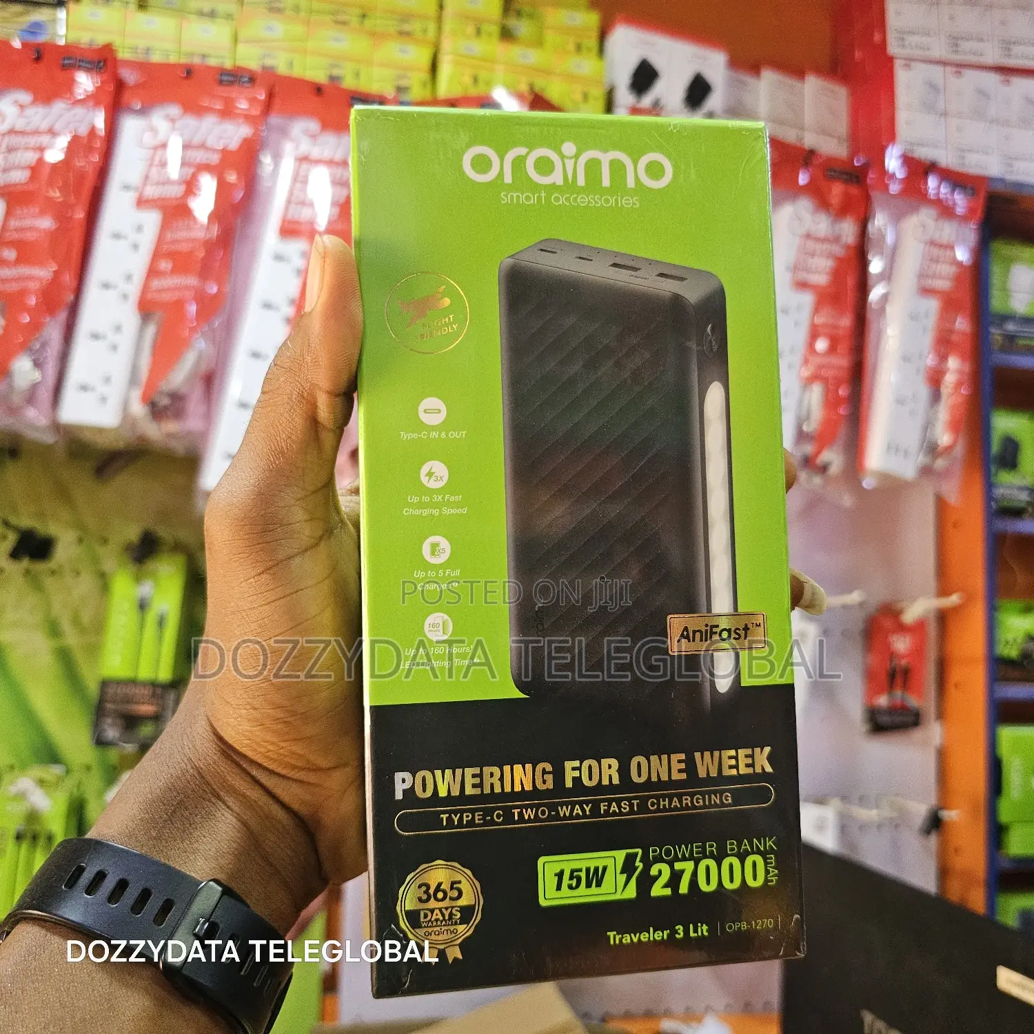 Oraimo Traveler 3 Lit 27000mah 15w Powerbank