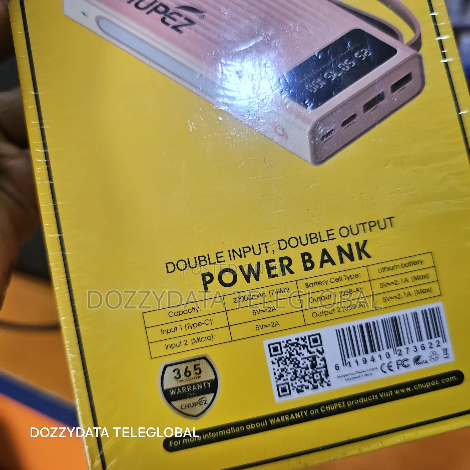 Chupez 20000mah Prestige Powerbank