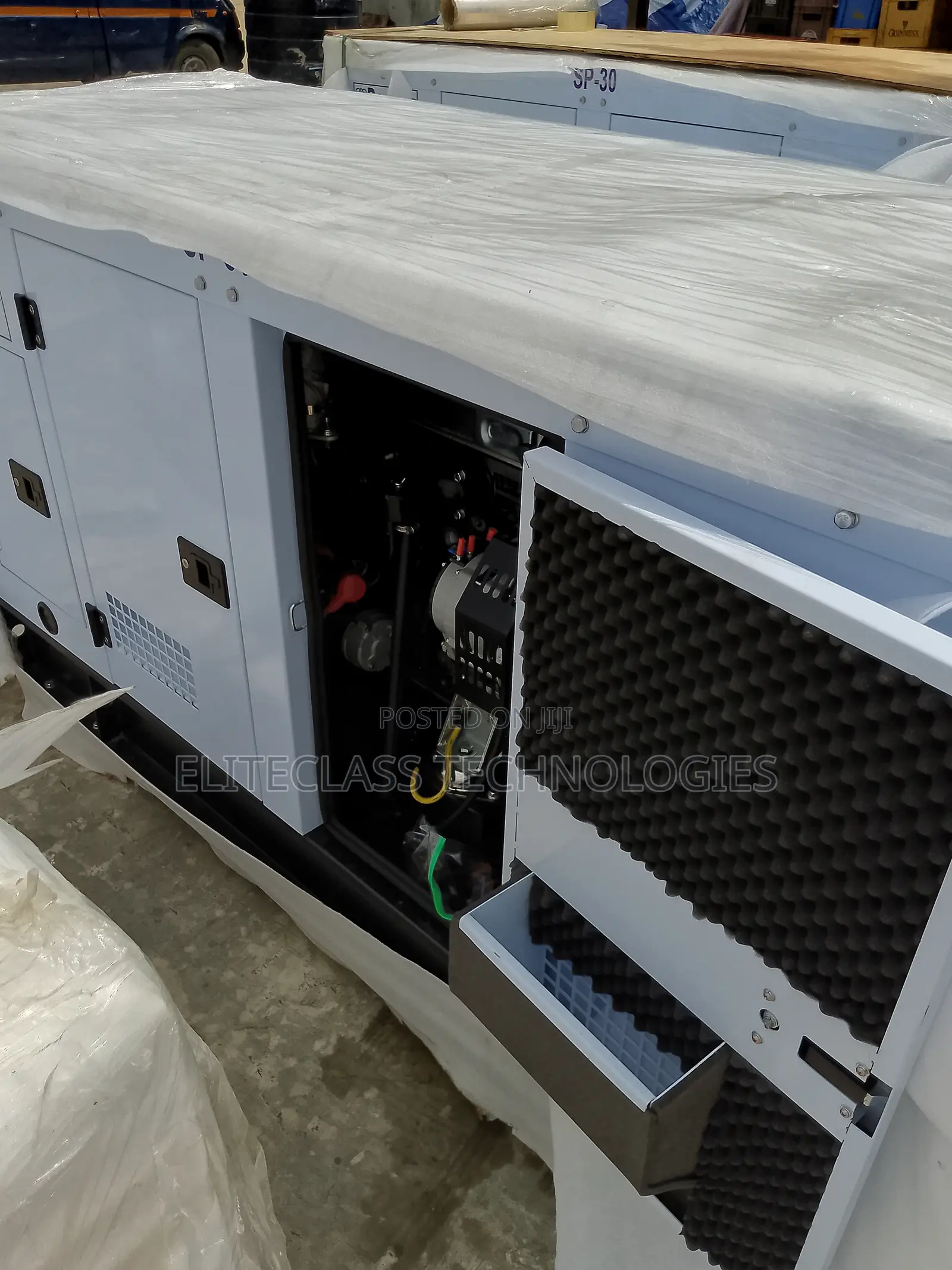 Soundproof 30KVA Perkins Diesel Generator.