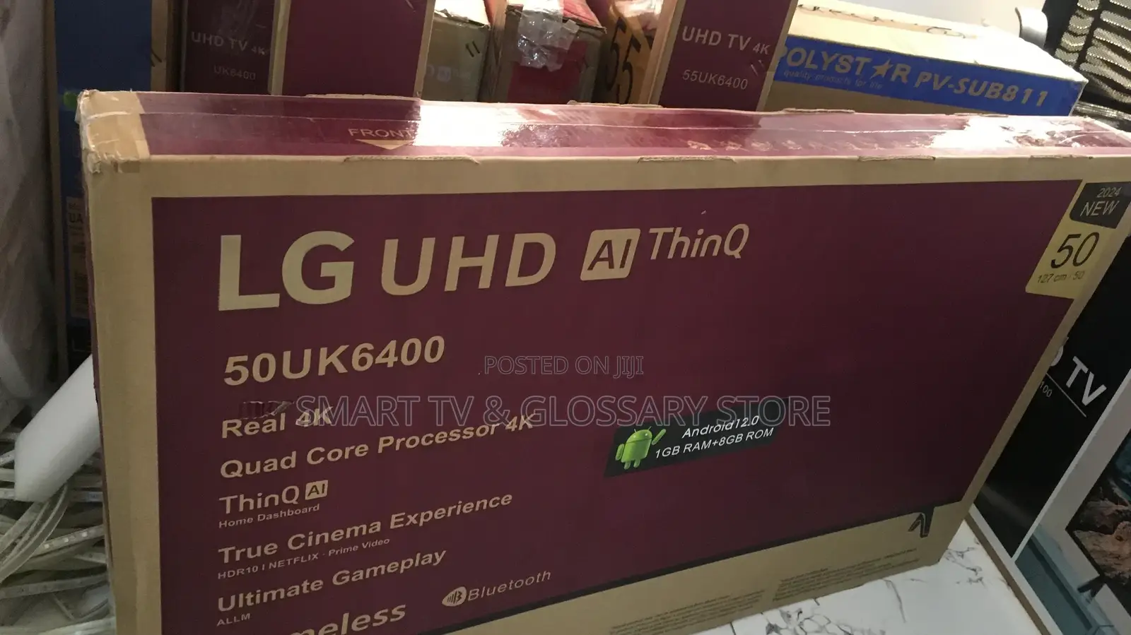 LG 50 Inches Android 9.0 GBRAM + 8GB Ron