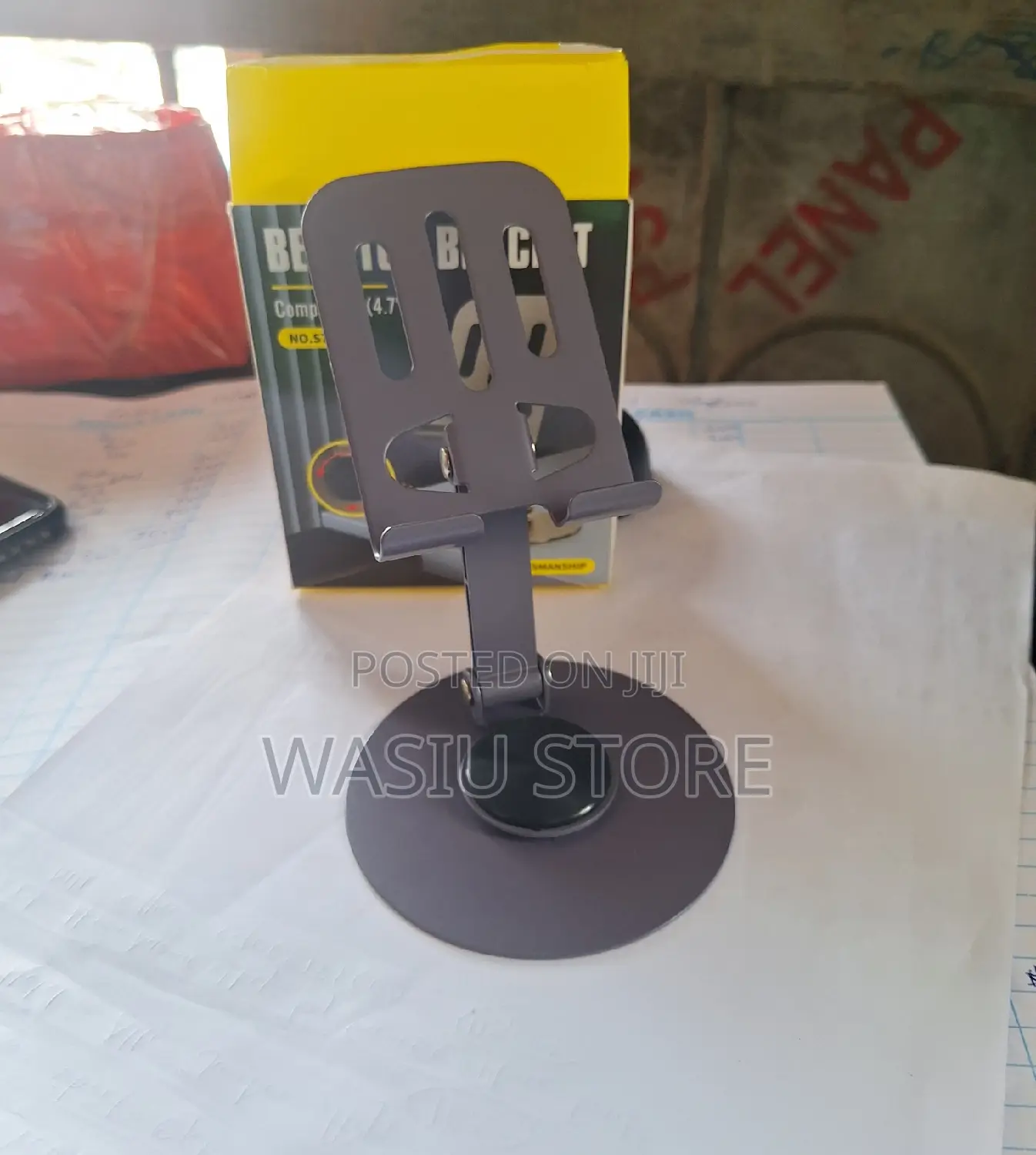 New Alloy 360-Degree Rotating Desktop Mobile Phone Stand