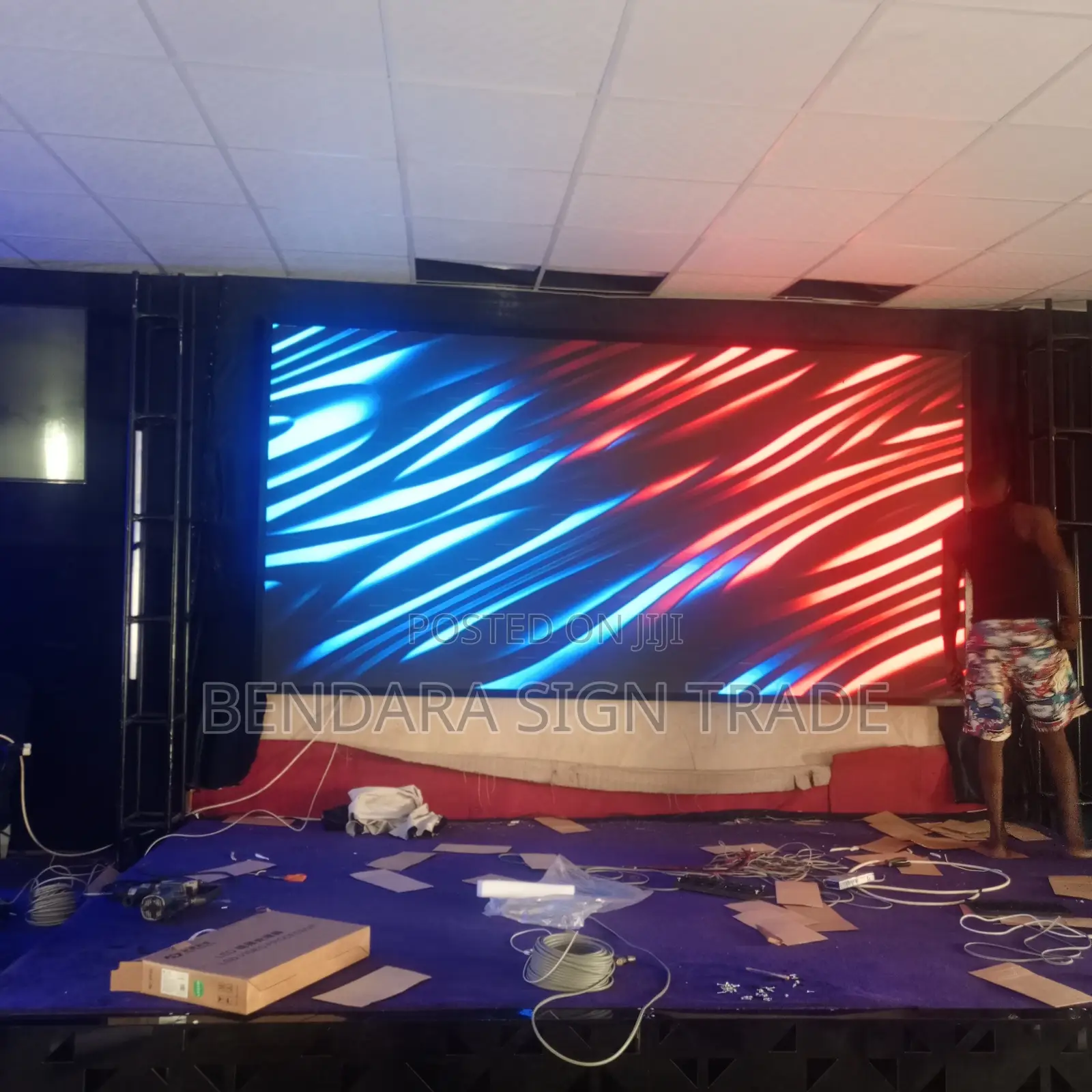 Church Screen 12*6ft Indoor Board