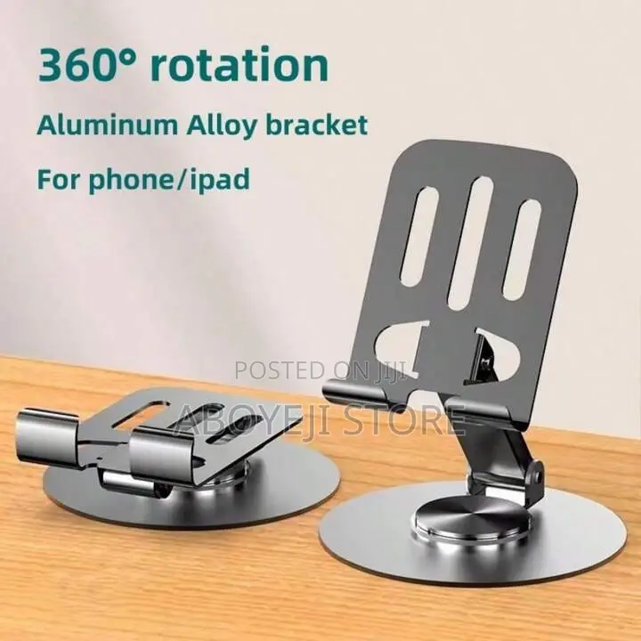 Aluminum Alloy Mobile Phone Holder Tablet Portable 360°