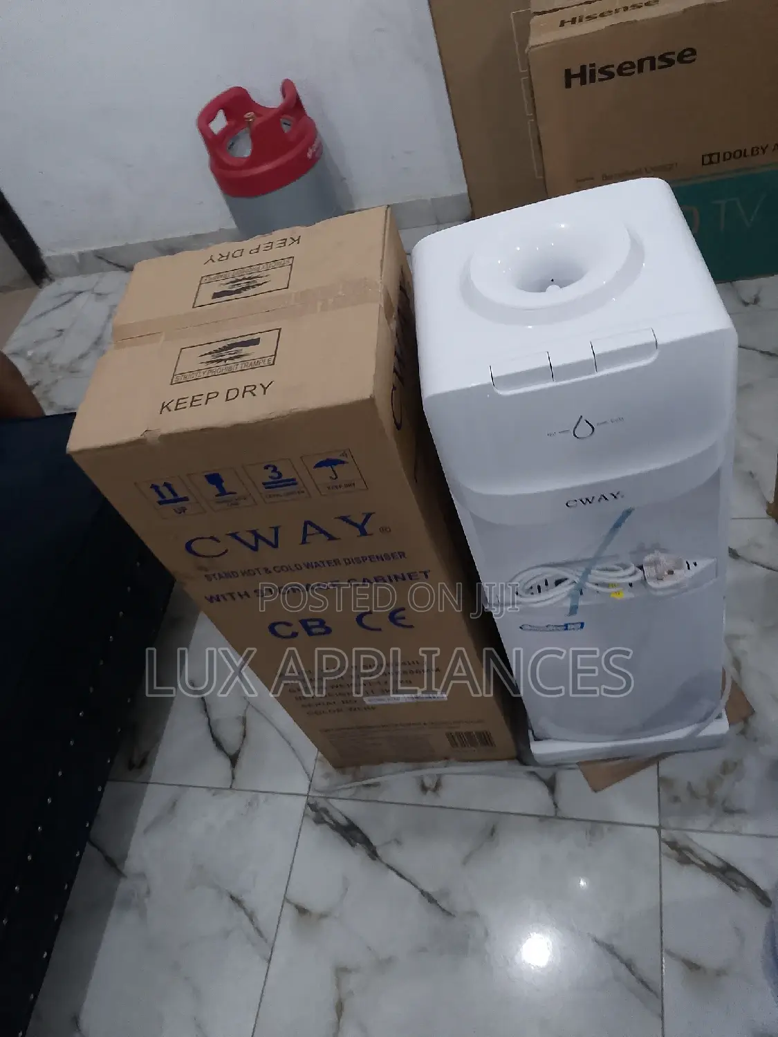 Water Dispenser Built With a Fridge Hot and Cold