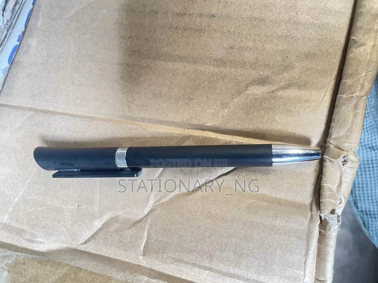 Corporate Plain Black Pen