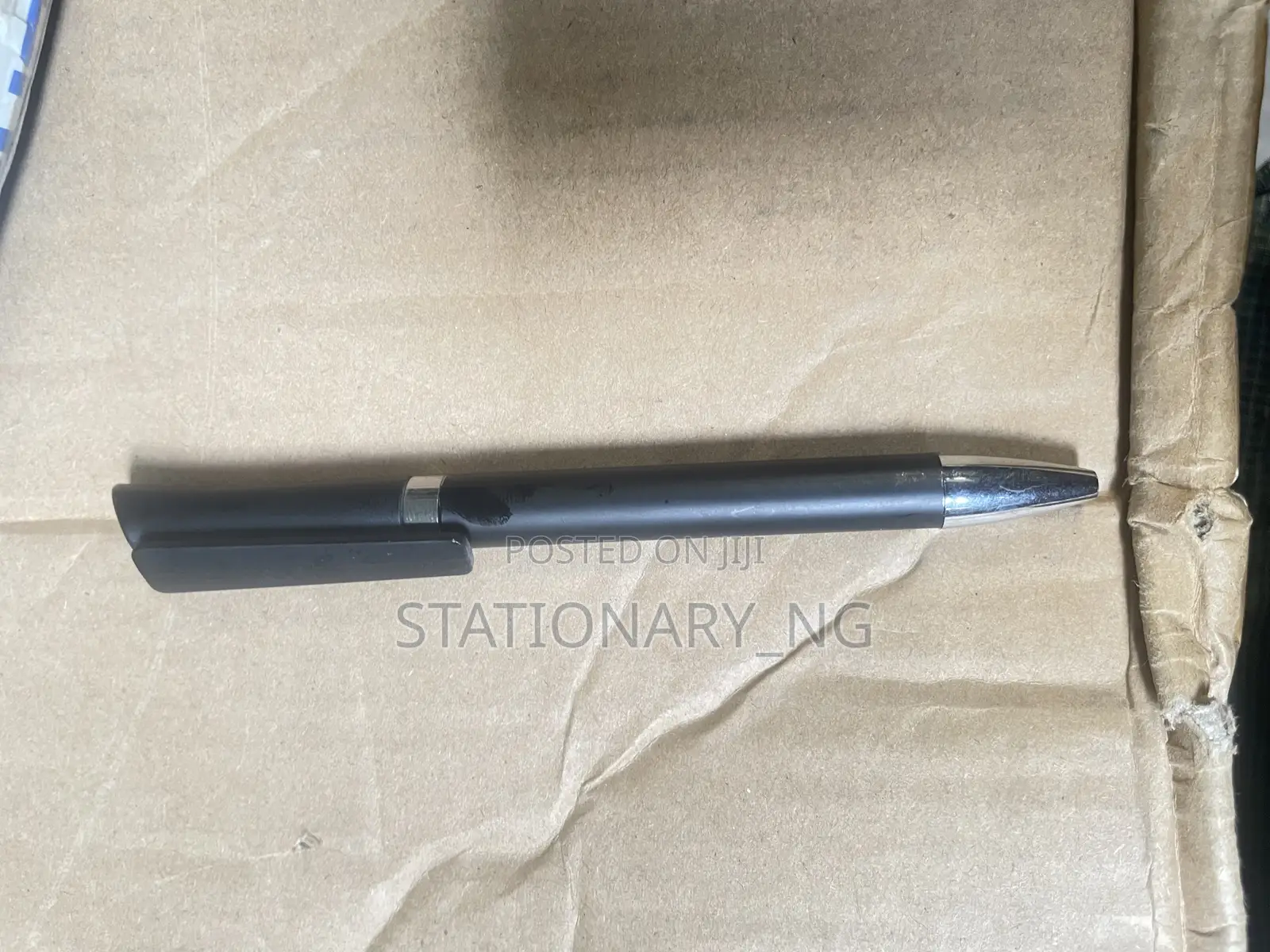 Corporate Plain Black Pen