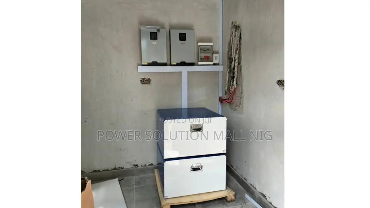 2hybrid Inverters and 2lithium Ion Batteries Instllation