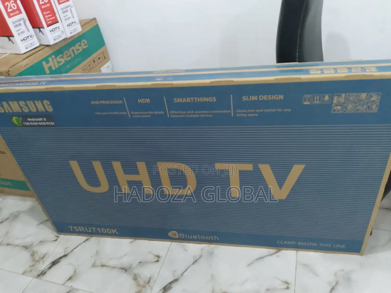 Smasung 75 Smart Tv With HDR and Free Stand