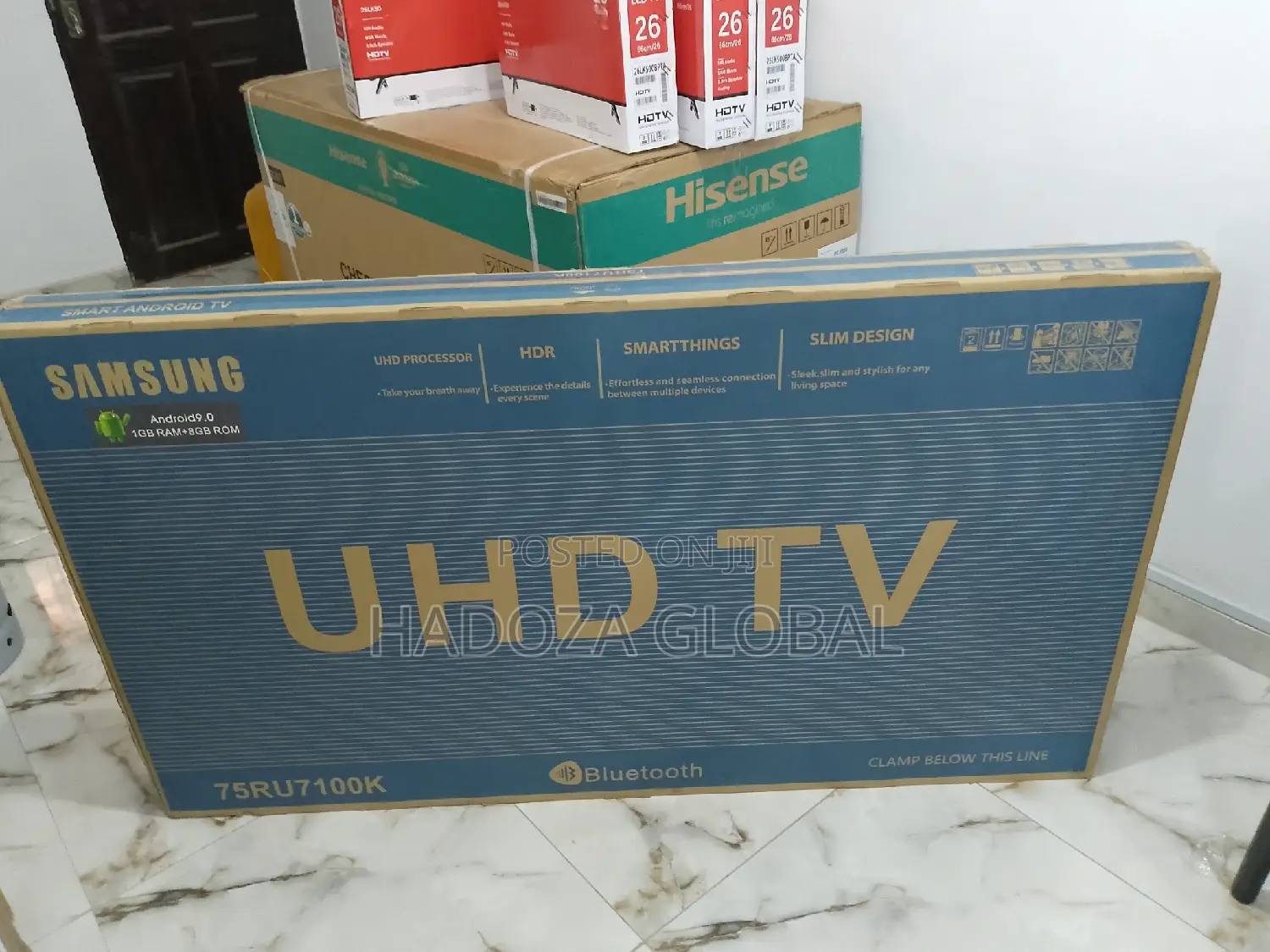 Samsung 75 Smart Tv With Bbrowser and Netflix