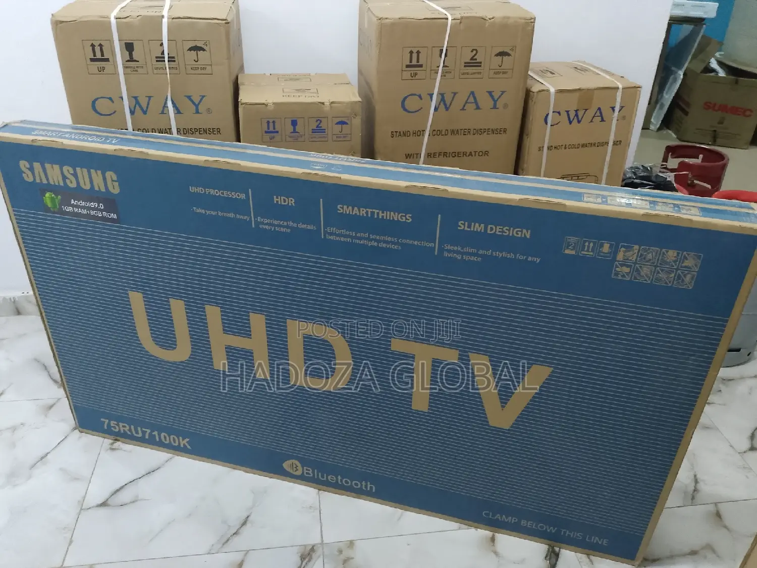 Samsung 75 Smart Tv With Free Stand and Hdmi