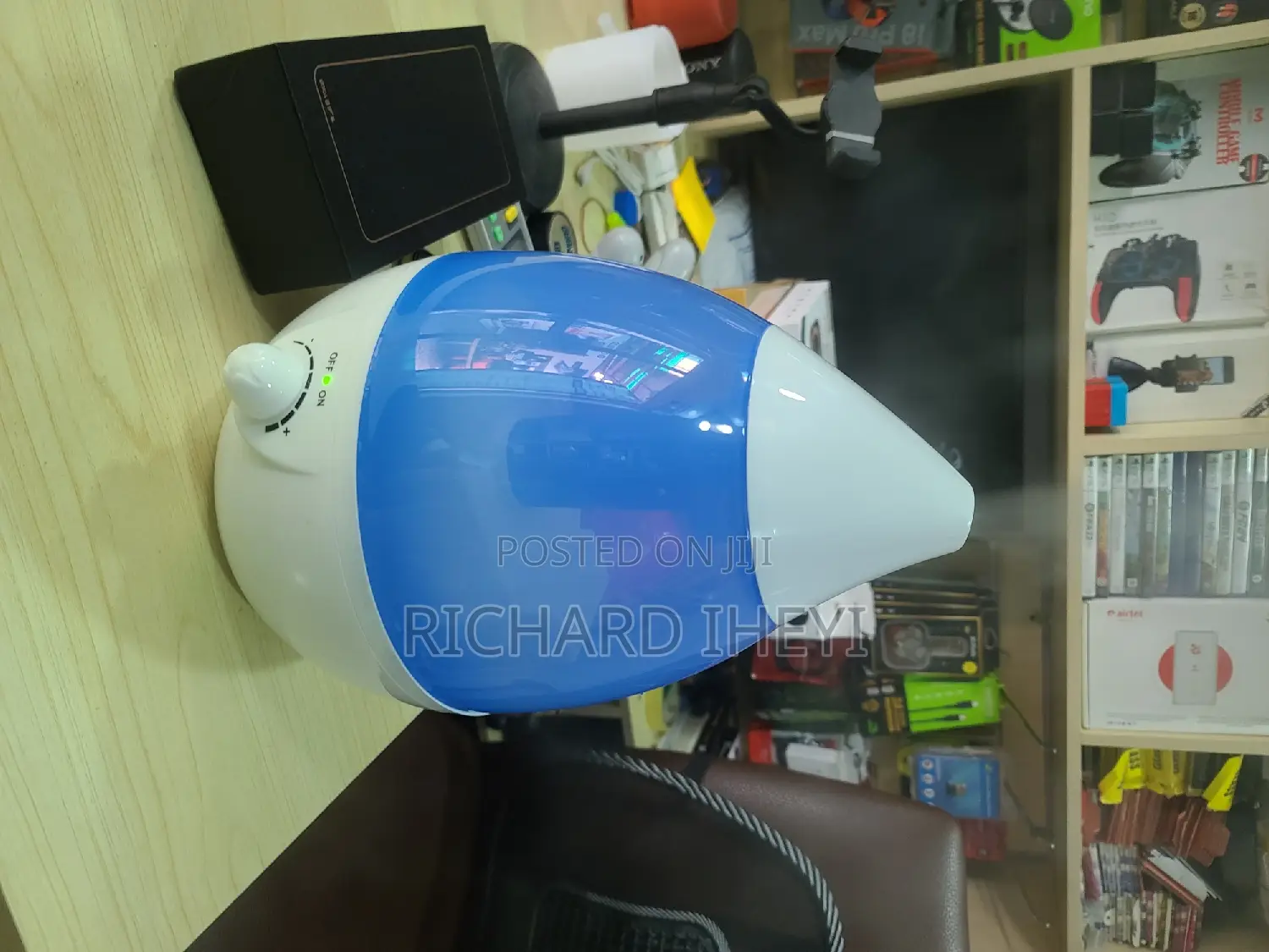 Ultrasonic Air Humidifier With Aroma Therapy Oil Diffuser