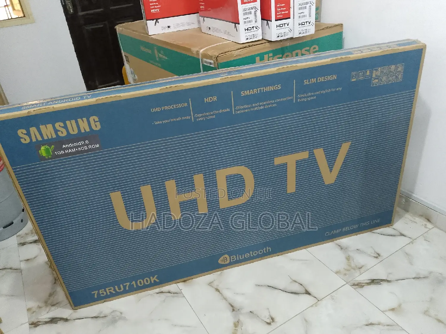 Samsung Tv 75 Smart With Free Wall Hanger