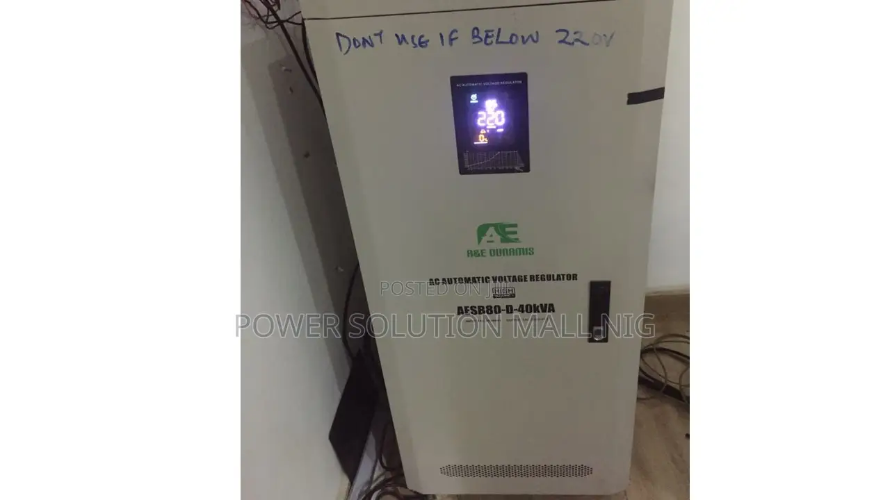 20kva a E Servo Stabilizer