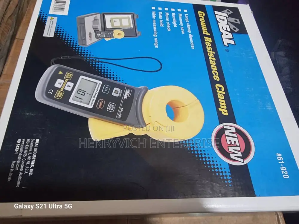 Original Brand New Earth Resistance Tester Clamp