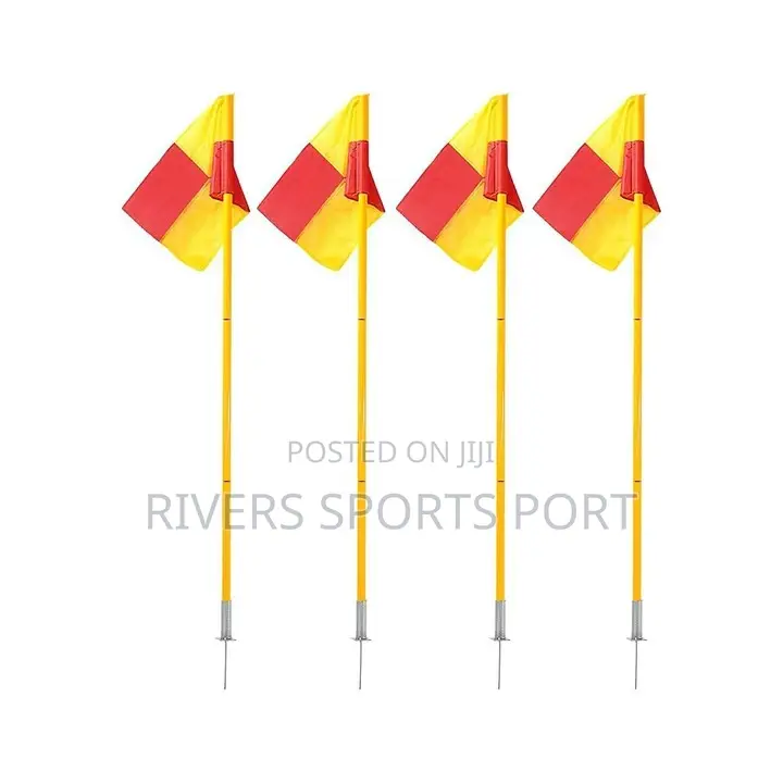 Deluxe Corner Flag With Springs Set of 4. Brand New