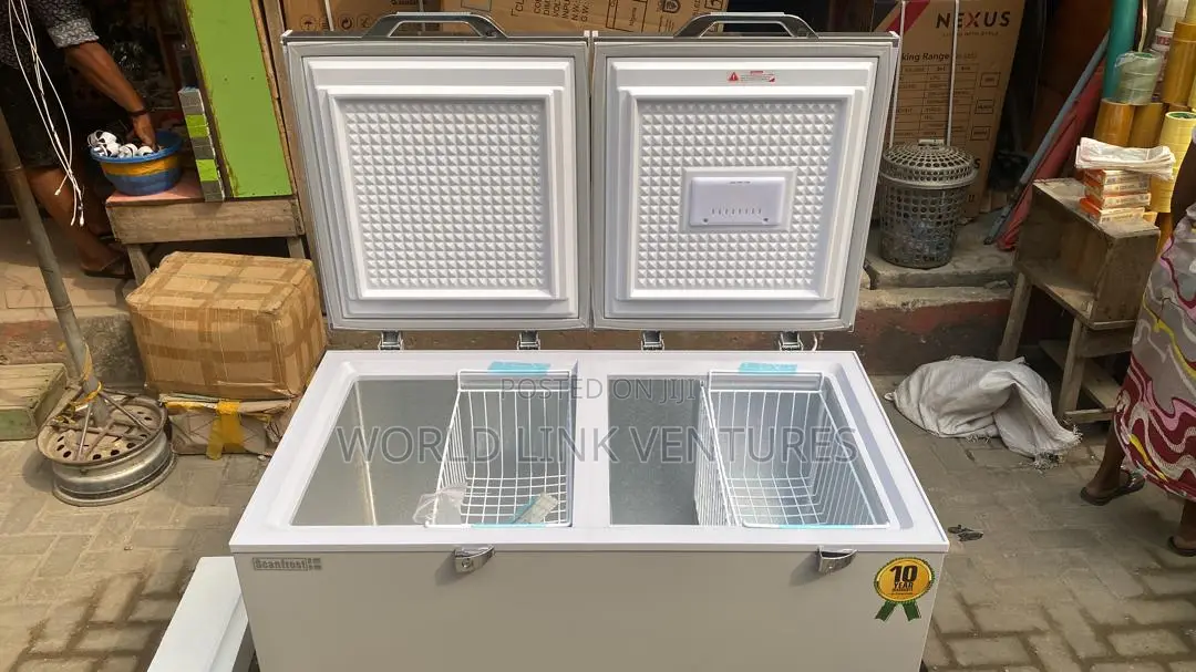 Scanfrost Inverter Chest Deep Freezer 400liters,Fast Cooling