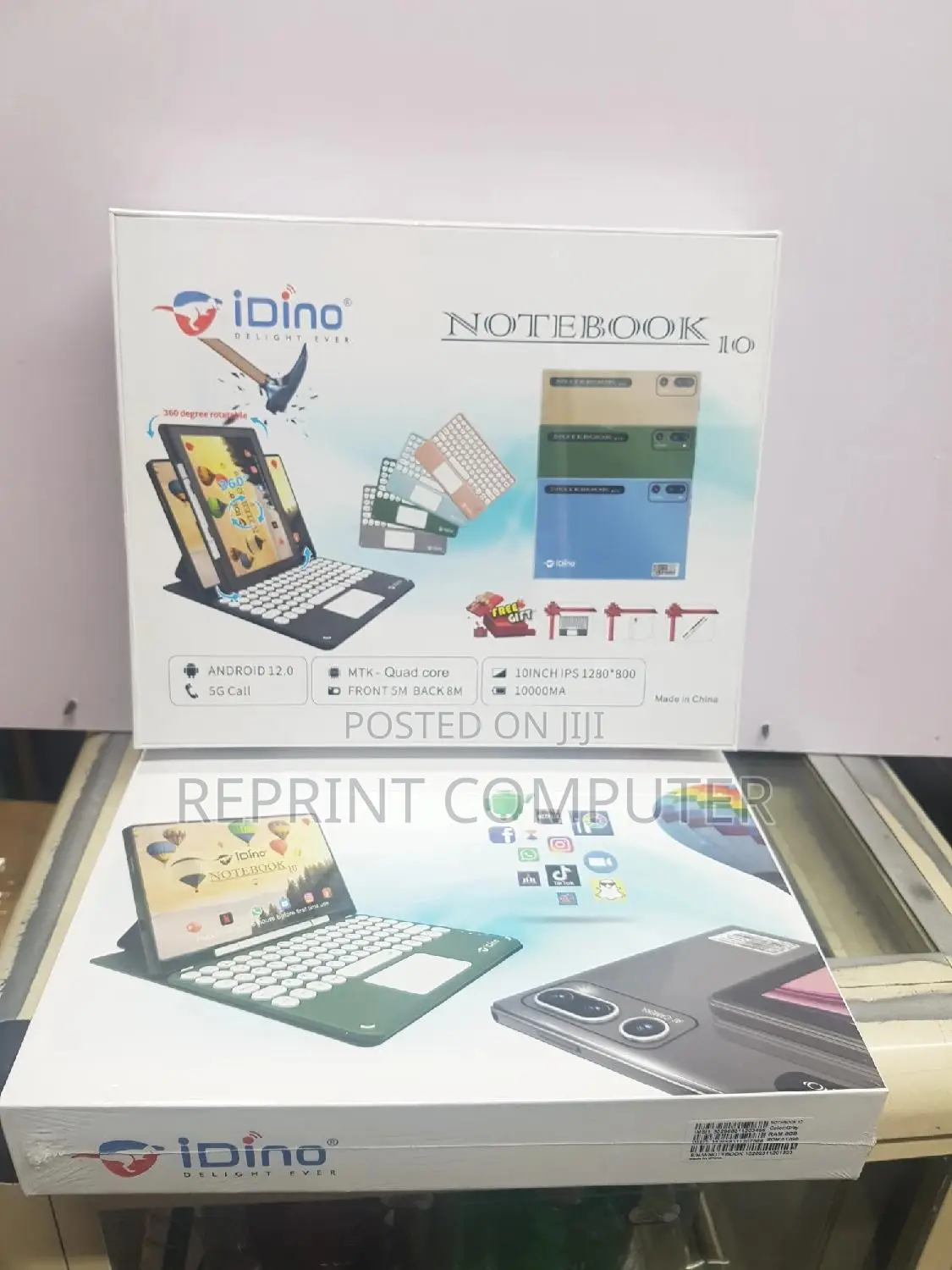 New Idino Notebook 10 512 GB Gray