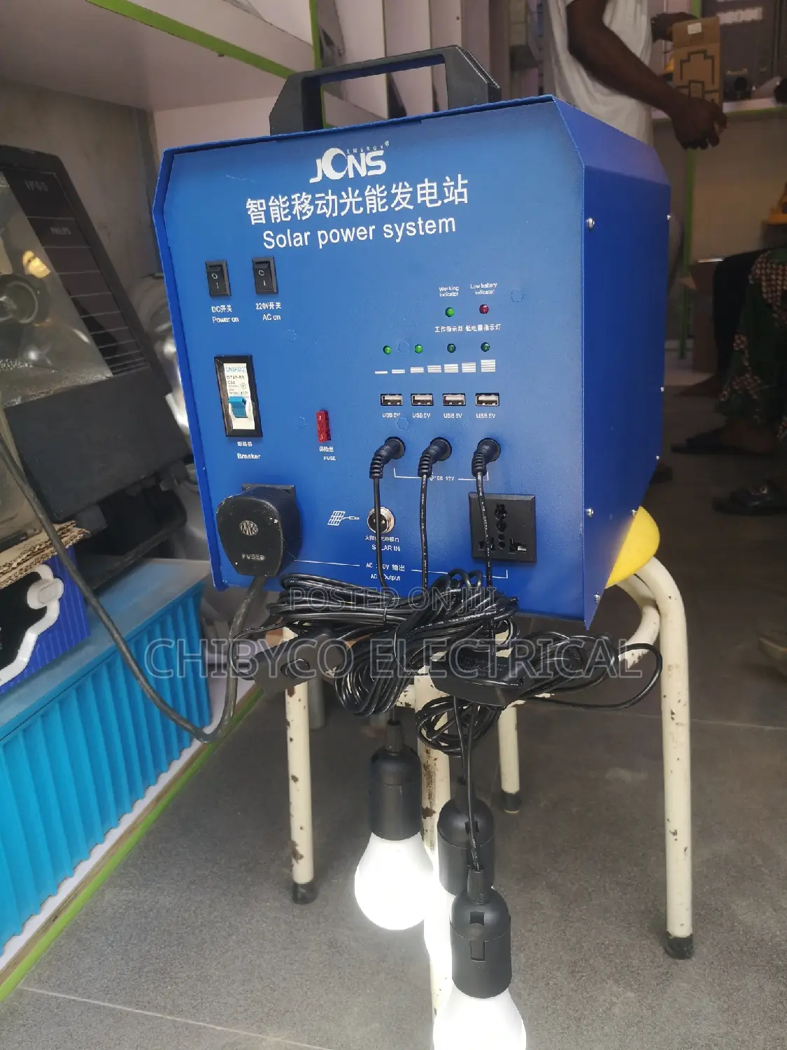 1800w Solar Generator With Lithium Battery+450watts Panel
