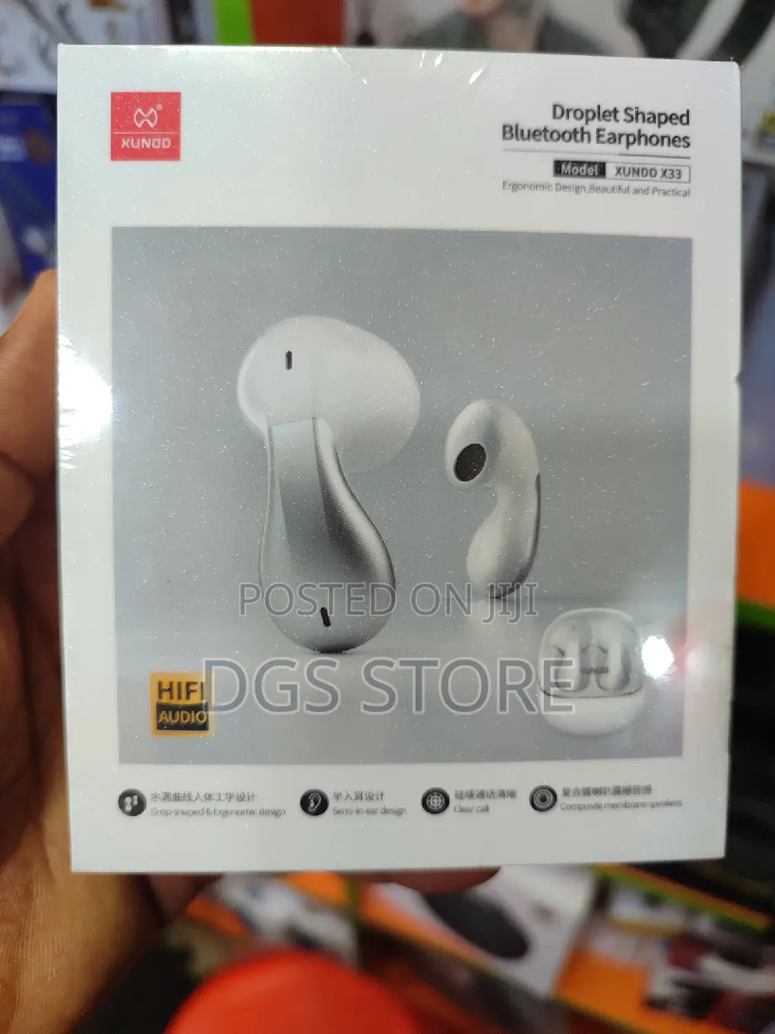 Xundd X33 Droplet Shaped Bluetooth Earbuds