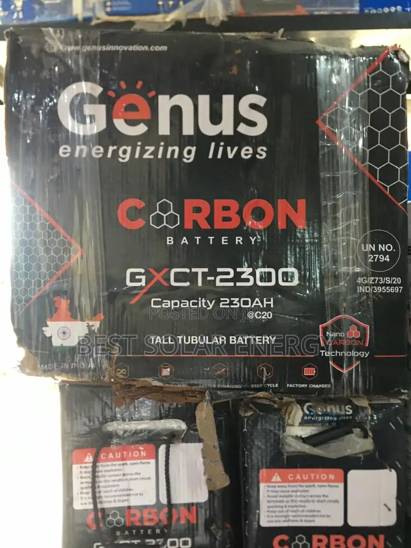 Genus Tubular Battery 230a/12v