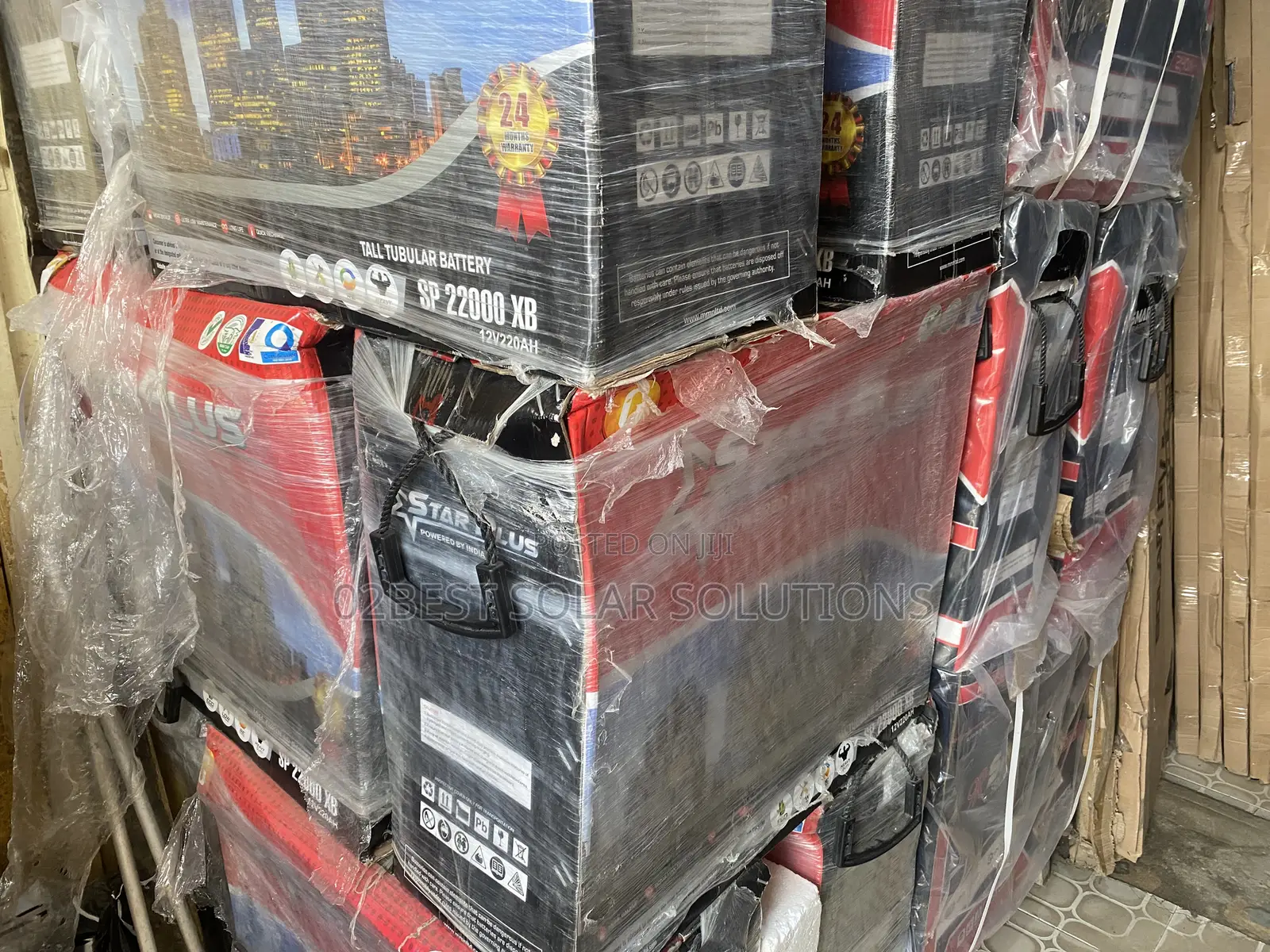 Star Plus Tall 220amps Tubular Battery