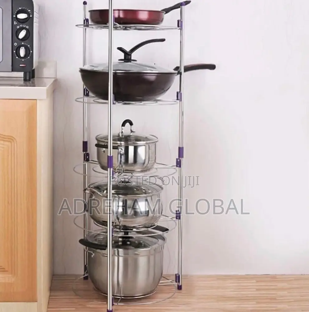 5 Tiers Pot Rack