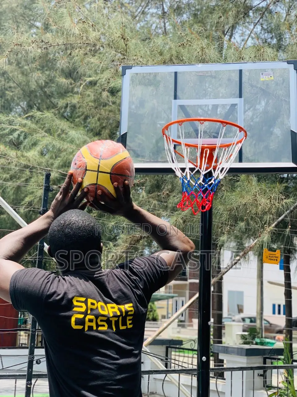 Fibre Glass Basketball Stand