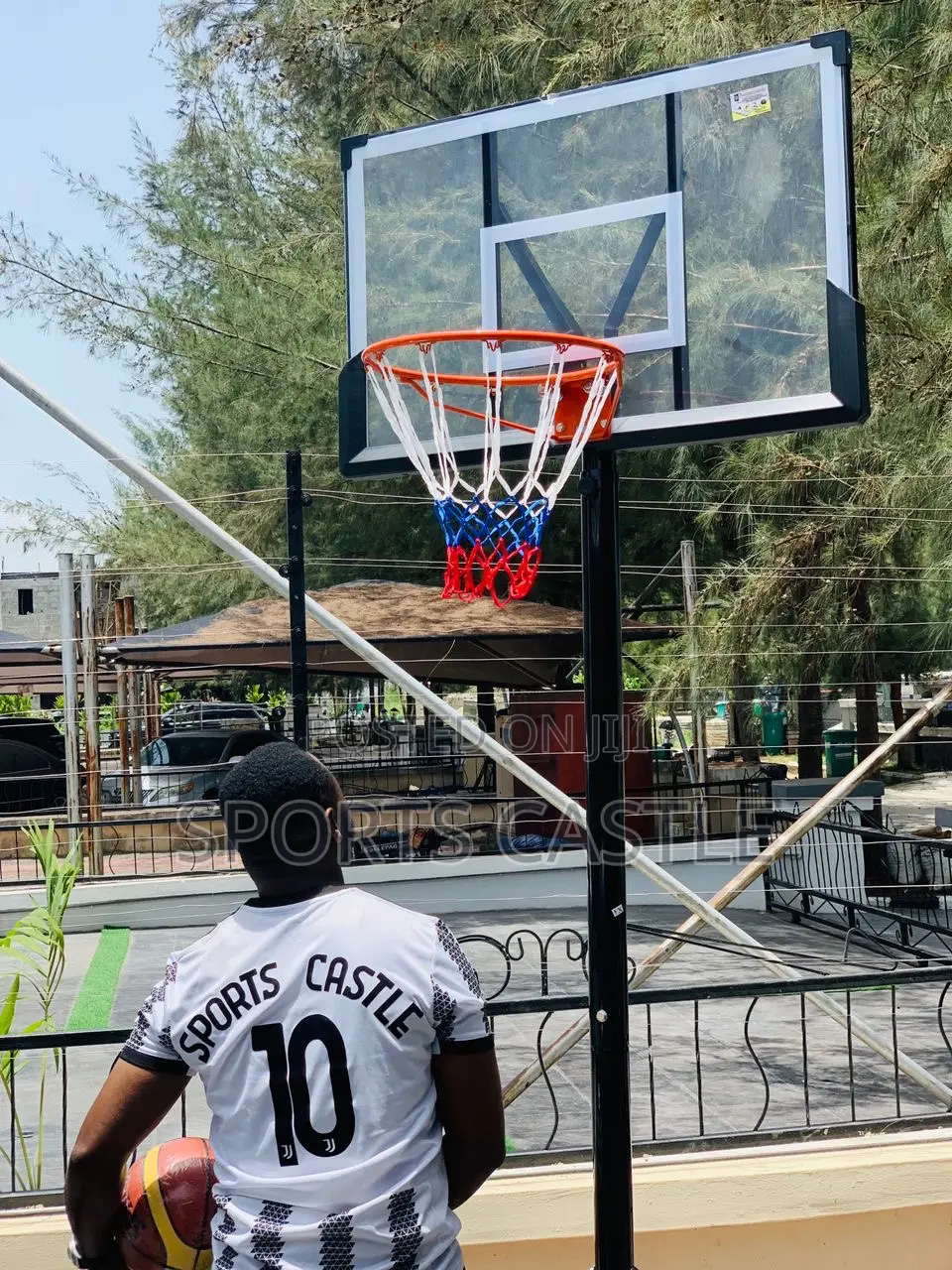 Moveable and Adjustable Basketball Stand