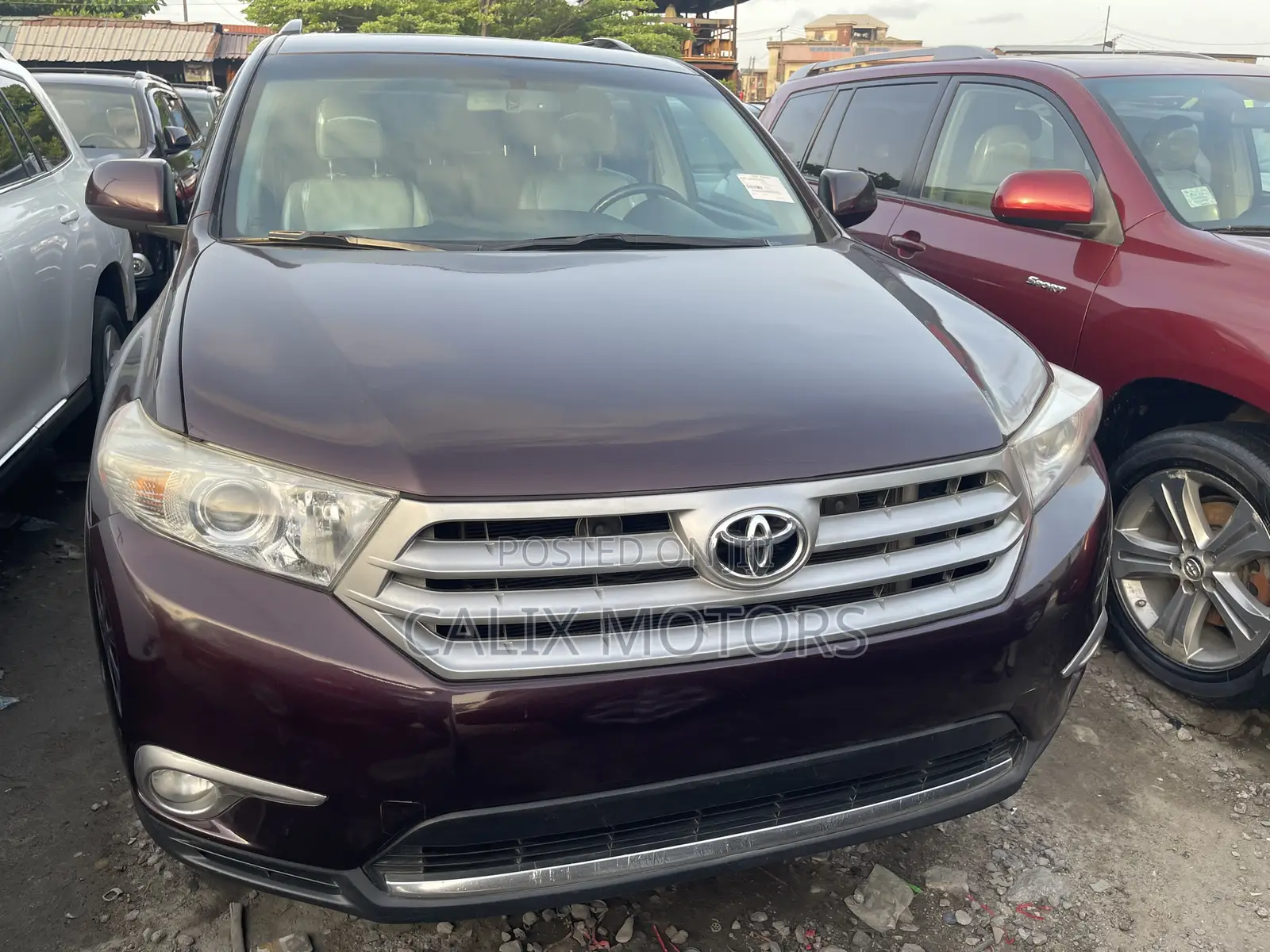 Toyota Highlander 2013 Red