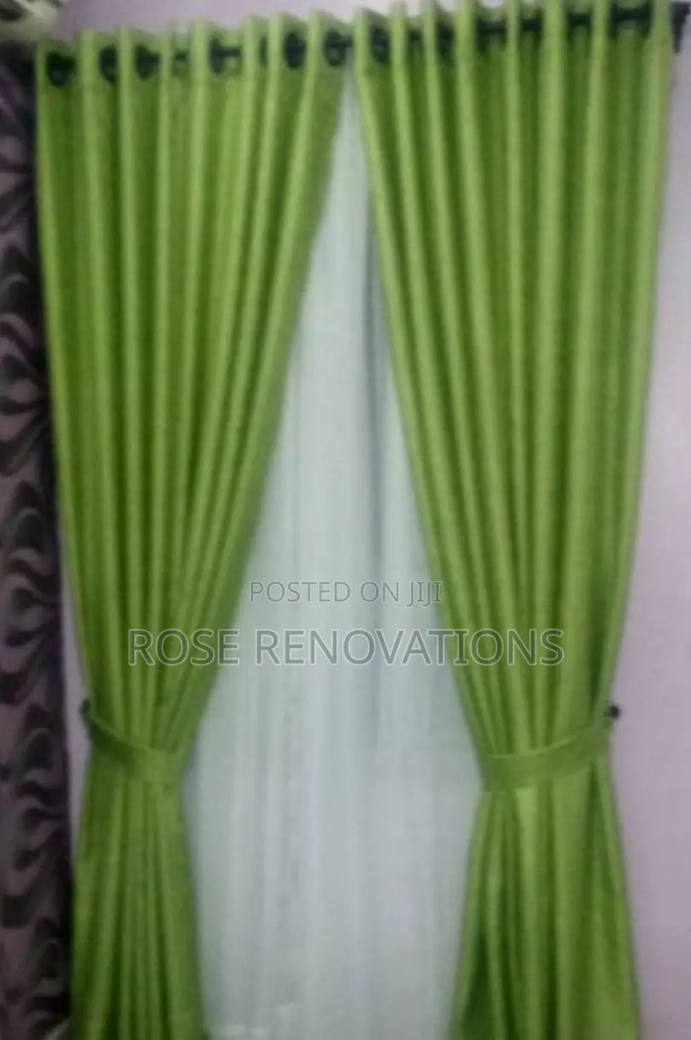 Lemon Green Italian Curtains 5000 Per Yards