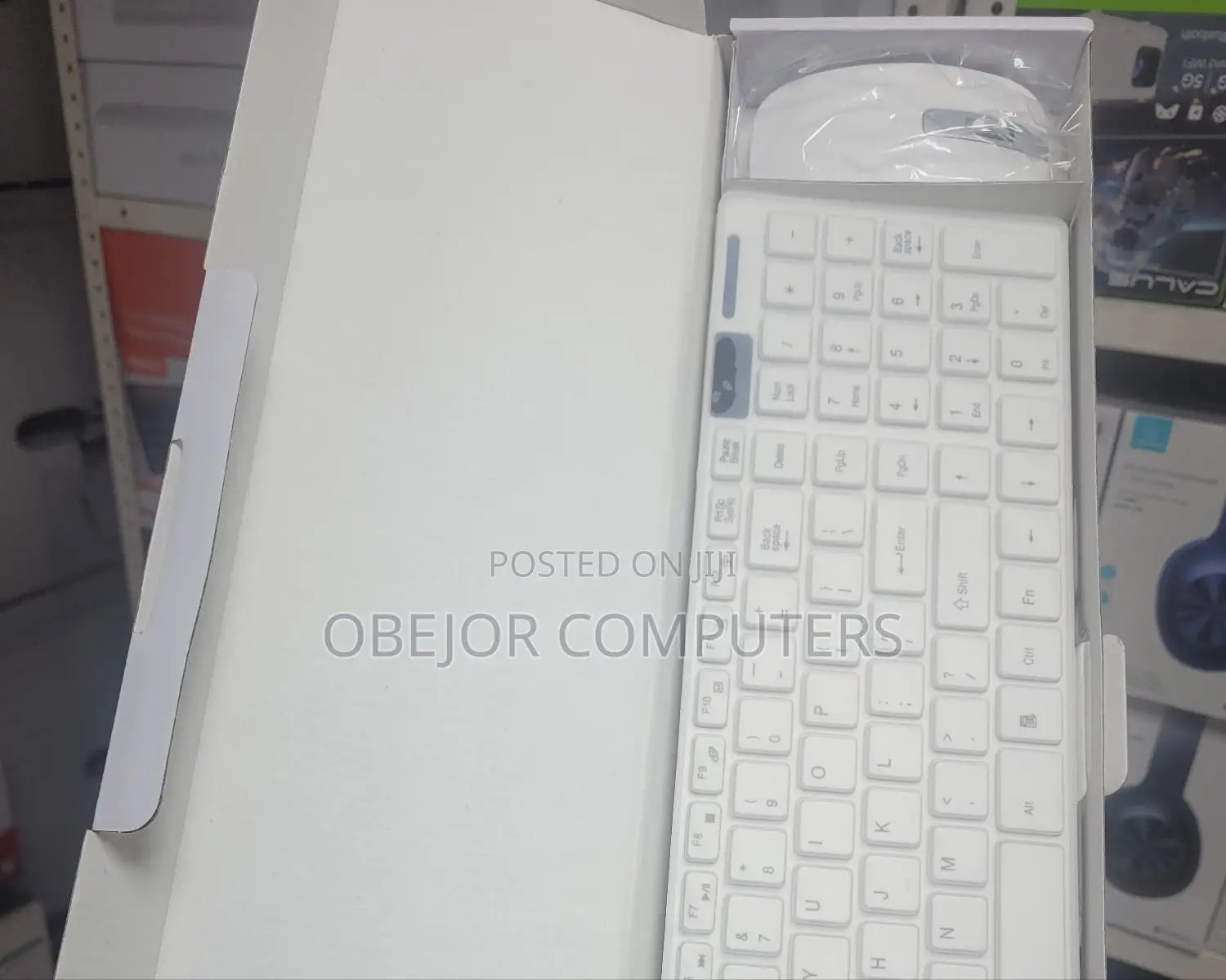 K-06 2.4g Wireless Keyboard and Mouse Combo - White
