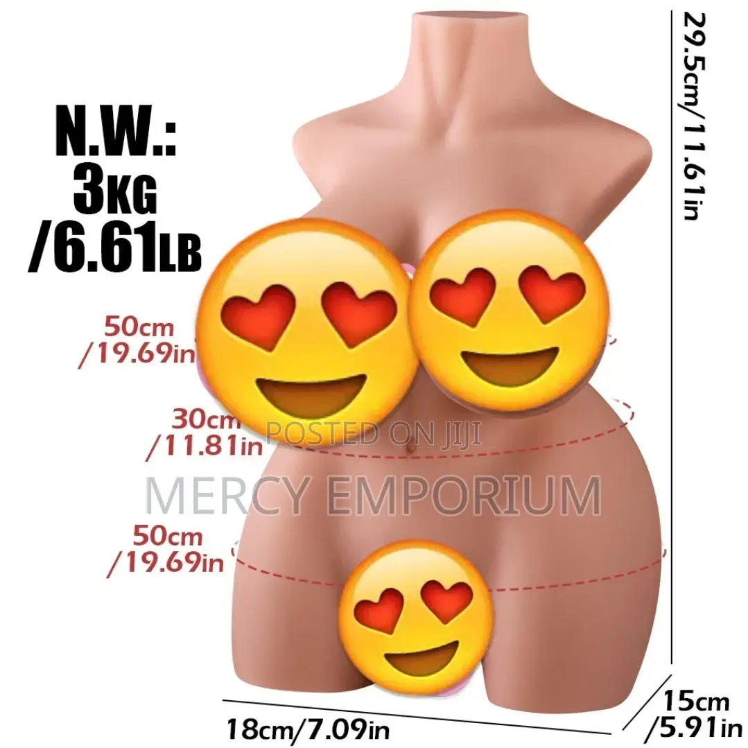 Half Body 3in1 Male Masturbator Sex Doll Sex Toy