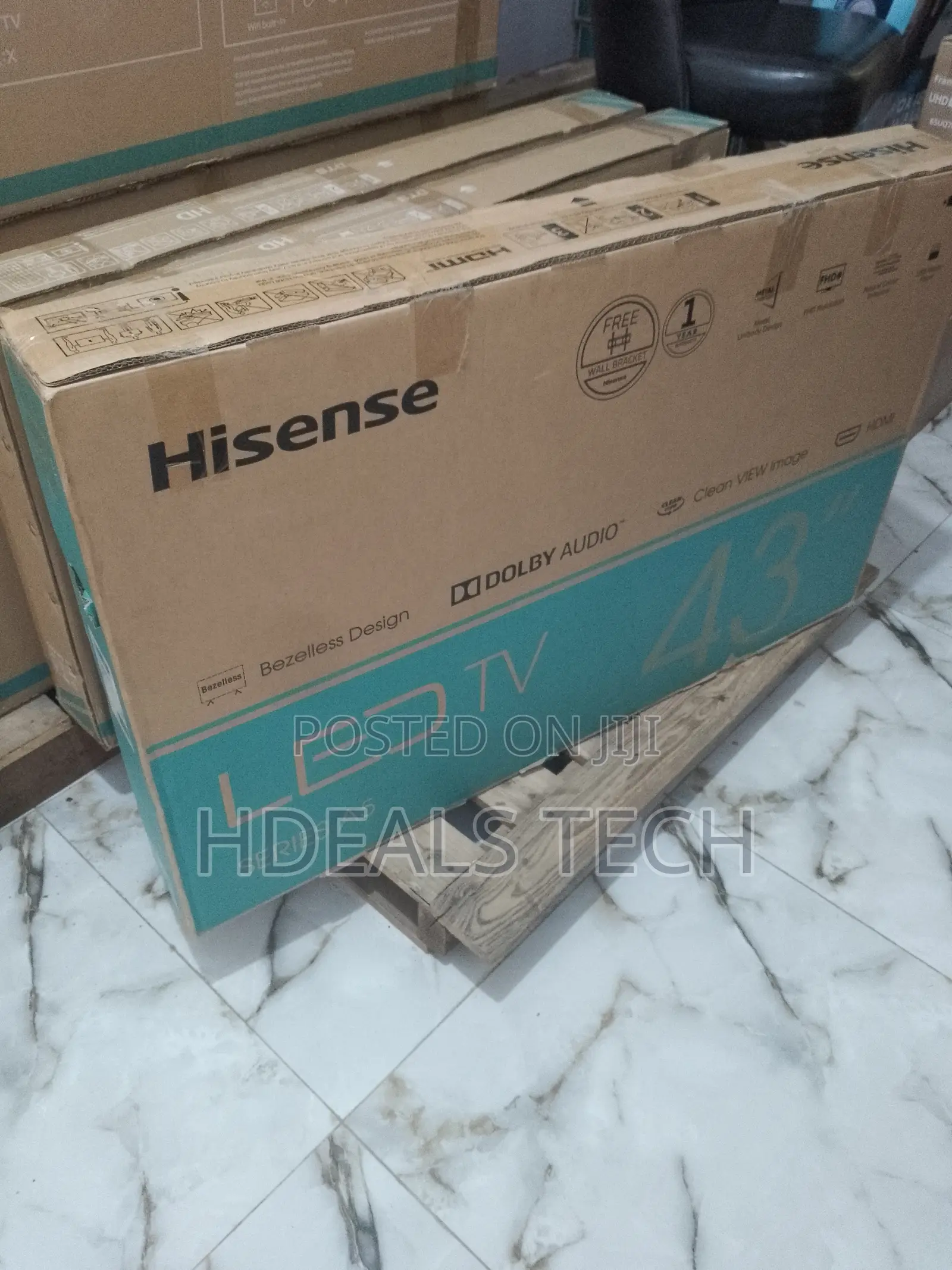 Efficiency 43'' Inches Hisense TV - UHD,HDMI,USB 
