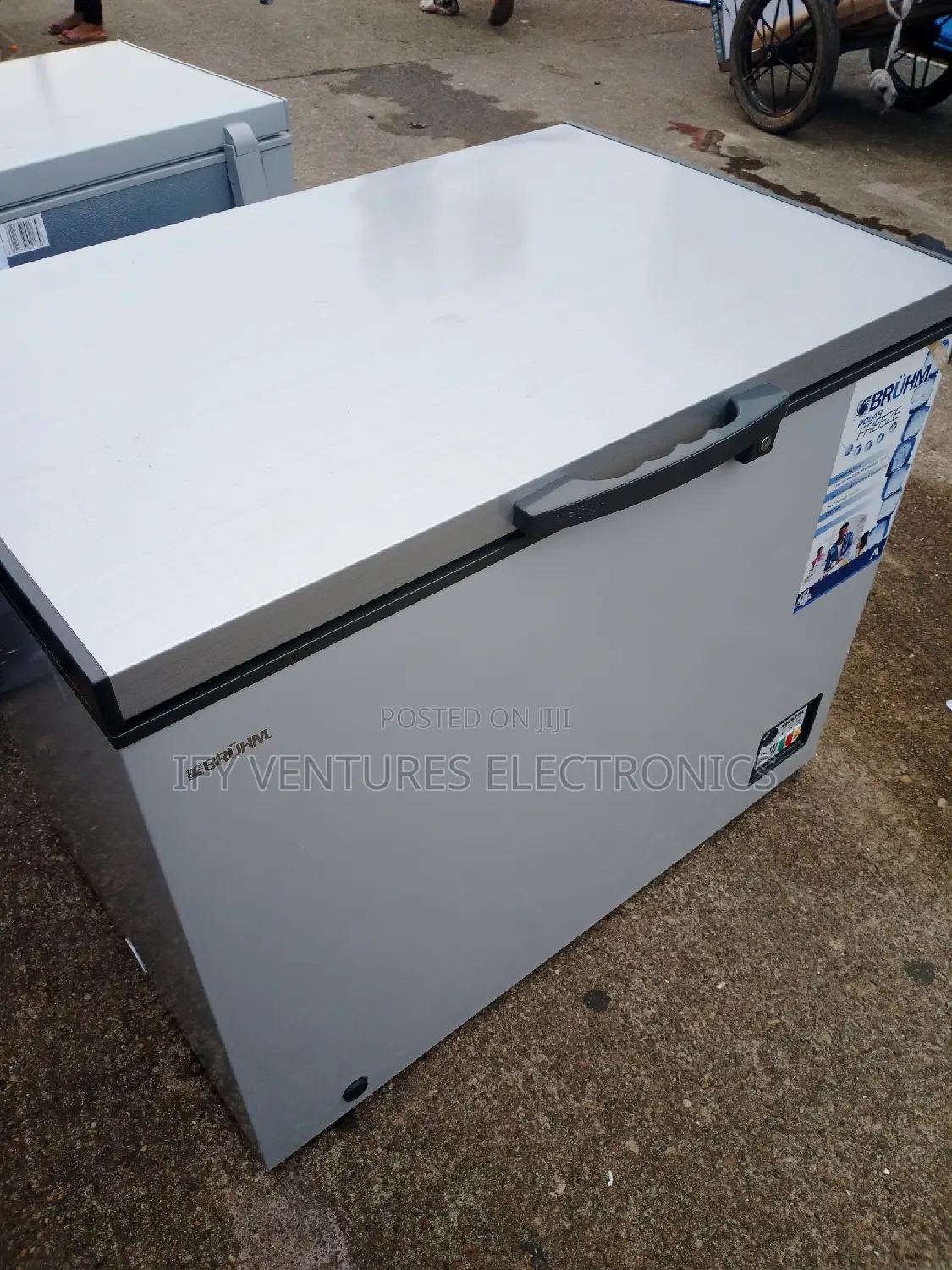 300 Litres Bruhm Chest Freezer With Outside Condenser.