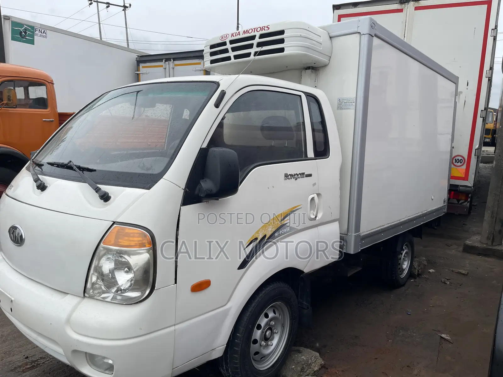 Foreign Used Kia Bongo Refrigerator Truck.