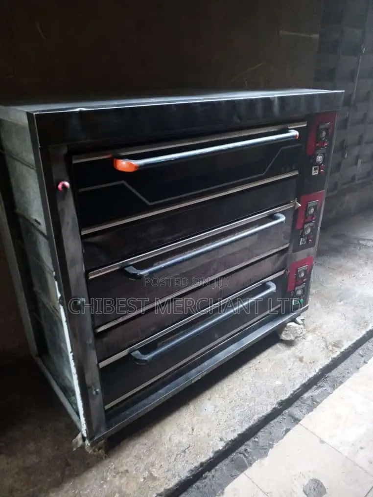 3 Deck 9 Tray Industrial Gas Baking Oven