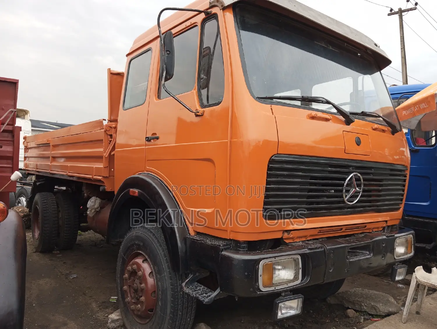 Foreign Used Mercedes-Benz Tipper 1519 2001 Orange
